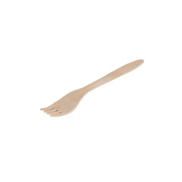 Wood-forks 16.5 cm, bio-coated