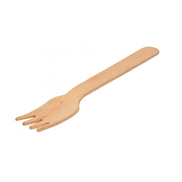 Wood-forks 14 cm, bio-coated