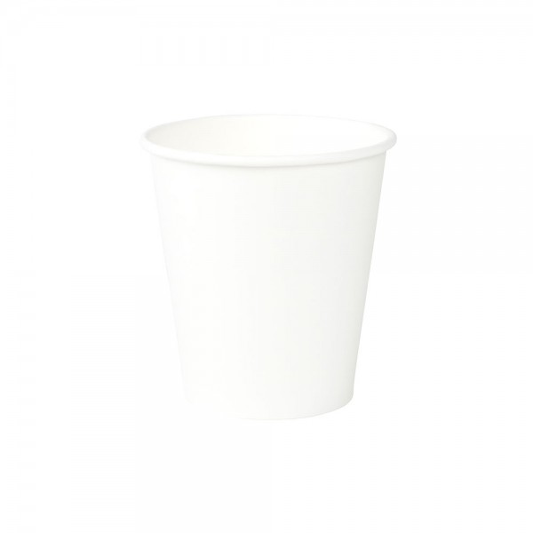 White 250ML Disposable Paper Glass