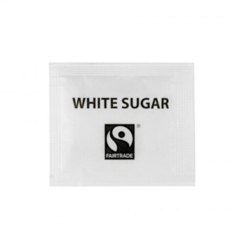 Sugar sachets, white