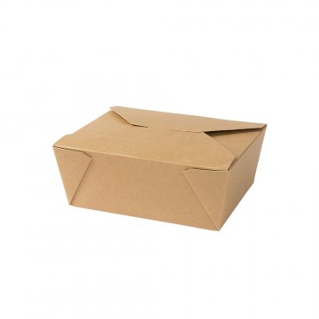 Brown cardboard takeaway...